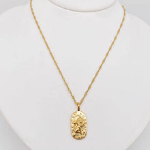 Load image into Gallery viewer, Zodiac Design Gold Plated 12 Constellation Pendant Necklace: Libra