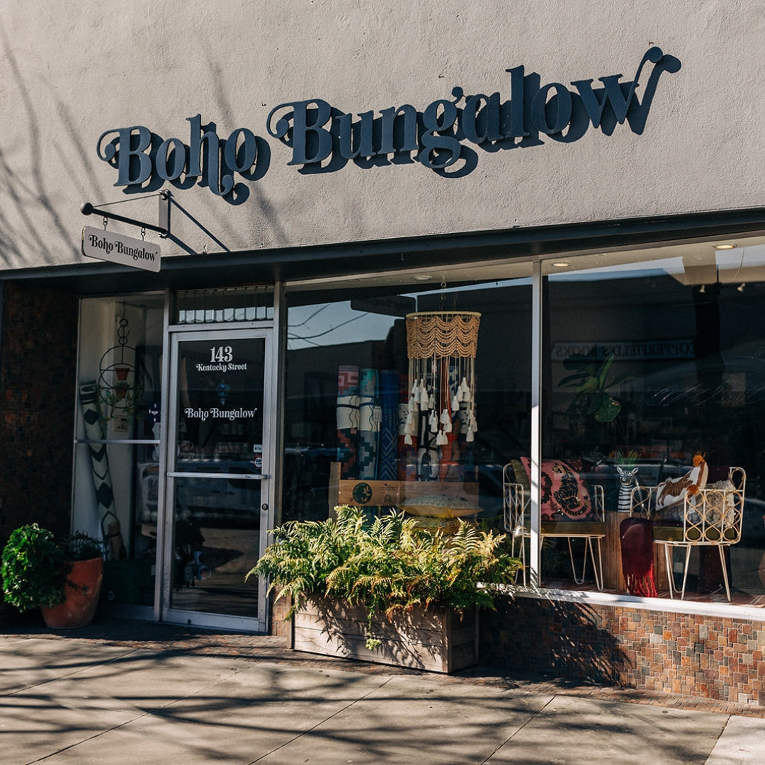 Boho Bungalow storefront at 143 Kentucky Street in downtown Petaluma