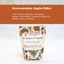 Load image into Gallery viewer, Gravenstein Apple Cider Candle Refill Kit