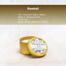 Load image into Gallery viewer, Santal Soy Wax Candle- 4oz Travel Tin