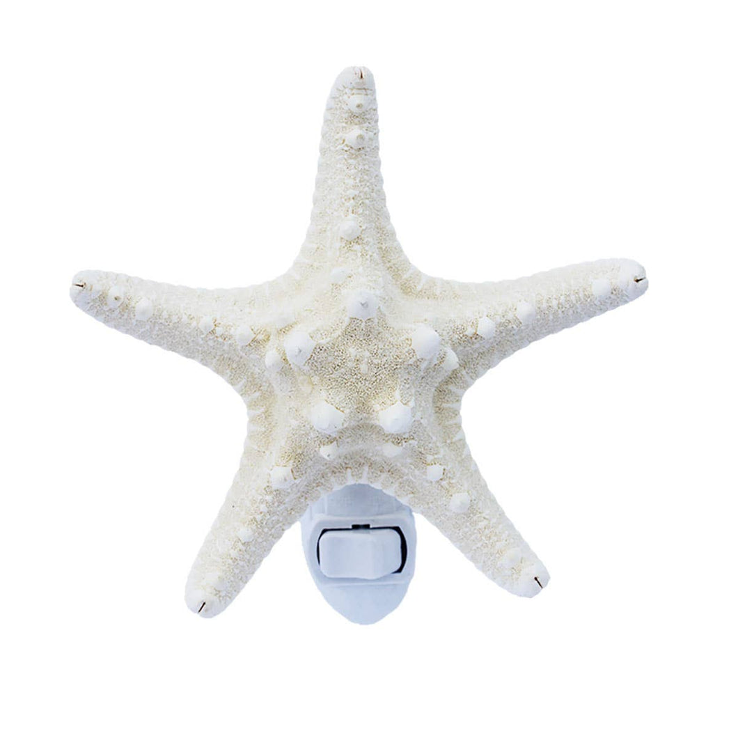 White Bumpy Starfish Night Light