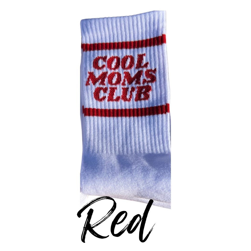 Mom socks: Red