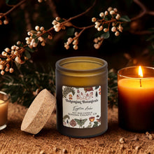 Load image into Gallery viewer, Cassis + Amber Soy Wax Candle- 12 oz Amber Glass Jar
