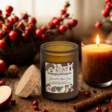 Load image into Gallery viewer, Gravenstein Apple Cider Soy Wax Candle- 12 oz Amber Glass Jar
