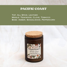 Load image into Gallery viewer, Pacific Coast Soy Wax Candle- 12 oz Amber Glass Jar
