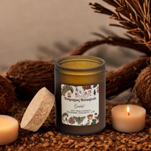 Load image into Gallery viewer, Santal Soy Wax Candle- 12 oz Amber Glass Jar

