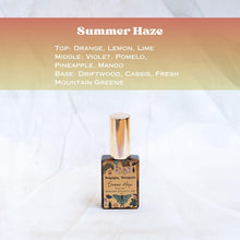 Load image into Gallery viewer, Summer Haze Perfume Spray- Glass Amber Bottle 30 ml
