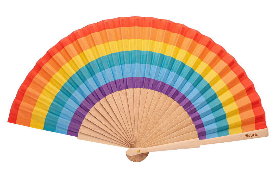 “Rainbow” fan