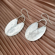 Load image into Gallery viewer, Handmade Avery Earrings: Silver / Large
