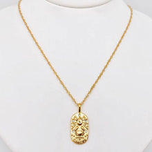 Load image into Gallery viewer, Zodiac Design Gold Plated 12 Constellation Pendant Necklace: Leo
