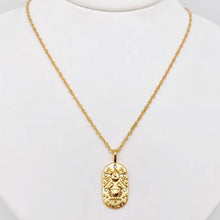 Load image into Gallery viewer, Zodiac Design Gold Plated 12 Constellation Pendant Necklace: Virgo
