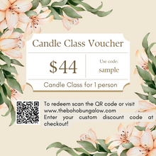 Load image into Gallery viewer, Candle Class Digital Gift Voucher
