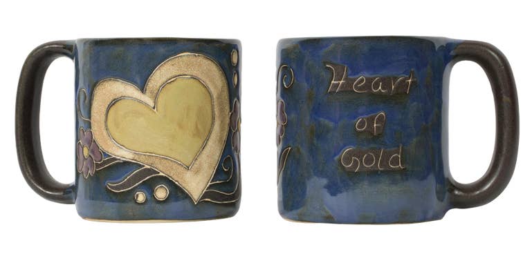 Mara Stoneware Heart of Gold Mug