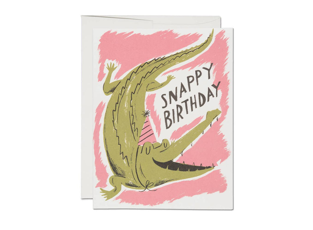 Snappy Birthday greeting card
