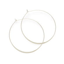 Load image into Gallery viewer, 1.5&quot; Classic Hoops: Silver
