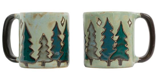 Mara Stoneware Pinetrees Mug